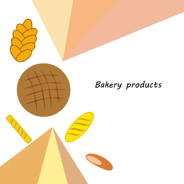 Vector ilustración de Panadería Producto Colección de Alimentos — Vector de stock