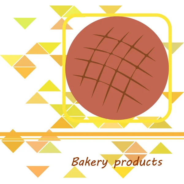Випічка фону. Лінійна графіка. Колекція хліба. Хлібний будинок. Гравюра з видом зверху ілюстрація. Векторні ілюстрації — стоковий вектор