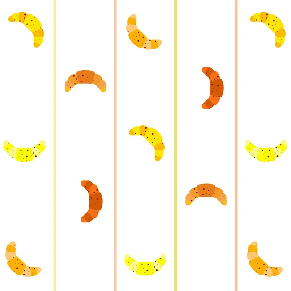 Croissant icoon. vlakke illustratie van croissant - vector icoon. croissantteken symbool — Stockvector