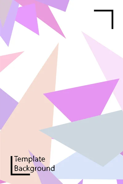 Geometrische abstrakte polygonale Hintergrund. das Muster im Stil des Origami, das aus Dreiecken besteht. — Stockvektor