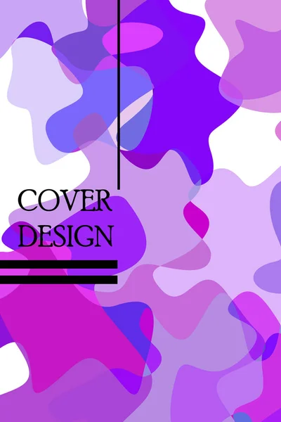 Abstract vloeibare creatieve sjabloon, kaart, kleur cover. Aquarel design, vloeistoffen, vormen. Trendy vector. — Stockvector