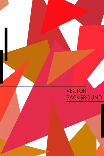 Abstracte moderne poligonale achtergrond voor brochure en covers, gemaakt met geometrische vormen. — Stockvector