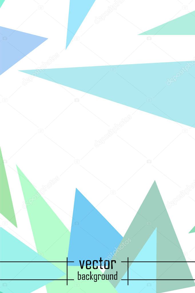 Geometric abstract polygonal background. The pattern in the style of origami, which consists of triangles.