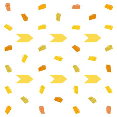 Peynir vektörü, iştah açıcı peynir arka planı, süt ürünü.