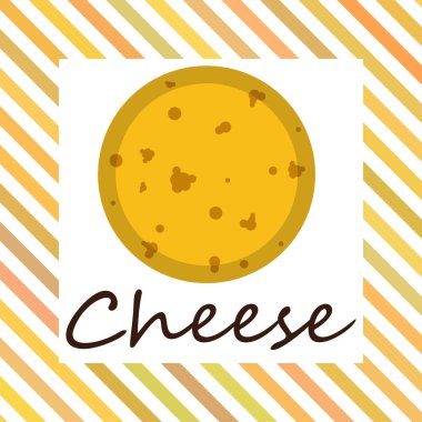 Peynir vektörü, iştah açıcı peynir arka planı, süt ürünü.