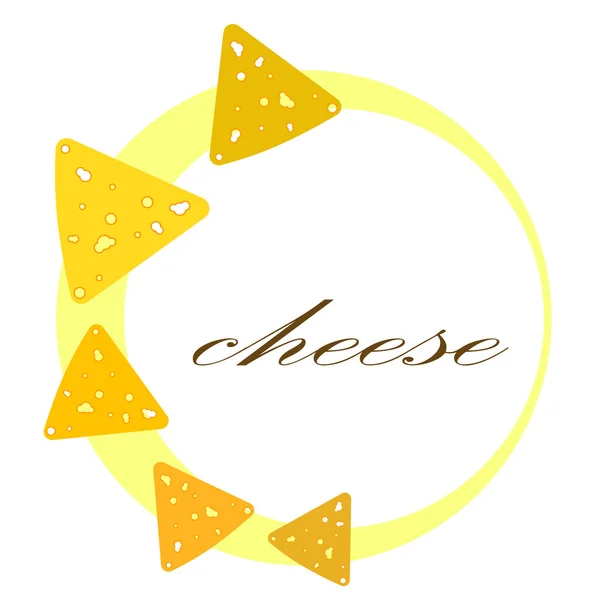 Vector de queso, fondo de queso apetitoso, productos lácteos . — Vector de stock