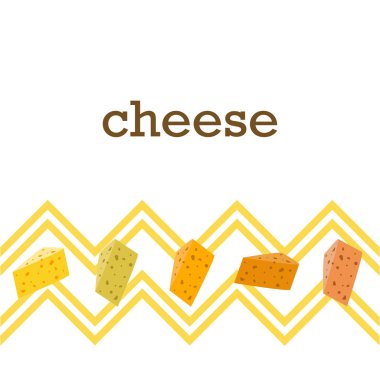 Peynir vektörü, iştah açıcı peynir arka planı, süt ürünü.