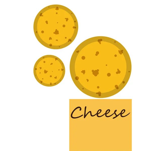 Сирний вектор, апетитний сирний фон, молочний продукт . — стоковий вектор