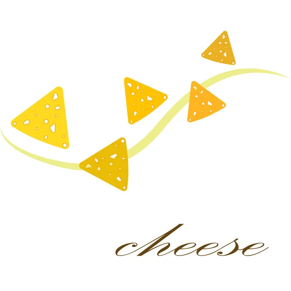 Vector de queso, fondo de queso apetitoso, productos lácteos . — Archivo Imágenes Vectoriales