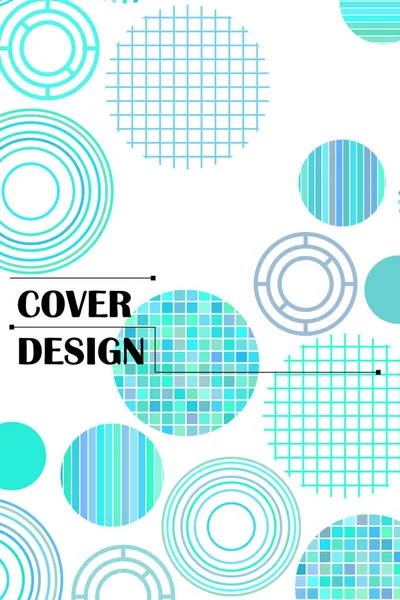 Seamless vector geometric background with place for text. Abstract creative concept for flyer, invitation, greeting card, poster design. Circle multicolor overlapping pattern. — Stock Vector