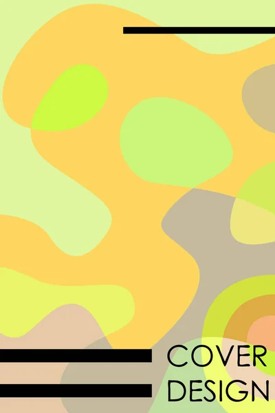 Hermosas manchas abstractas vector ilustración de textura grunge — Vector de stock