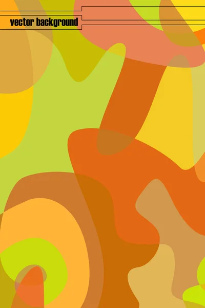 Mooie abstracte vlekken vector illustratie van grunge textuur — Stockvector