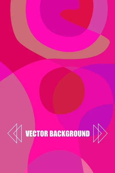 Beautiful abstract spots vector illustration of grunge texture — Stock Vector