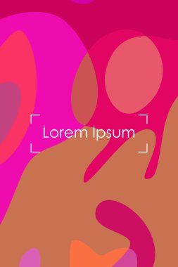 Grunge dokusunun güzel soyut benekler vektör çizimi