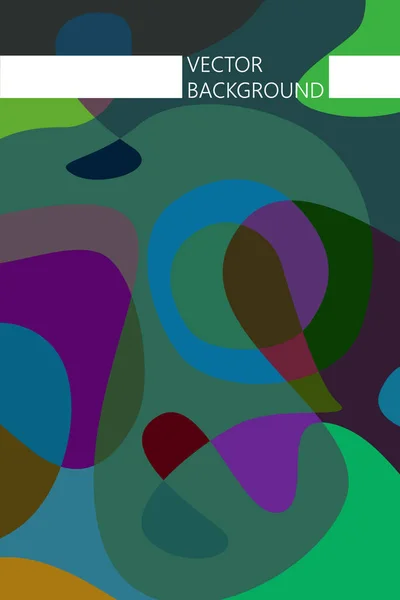 Абстрактный цвет современных геометрических пятен, векторного фона — стоковый вектор