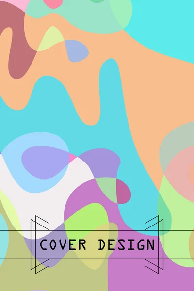 Gyönyörű absztrakt foltok vektor illusztrációja grunge textúra — Stock Vector