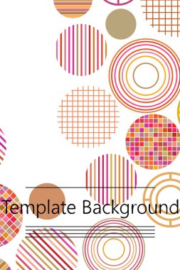 Metin için yeri olan kusursuz vektör geometrik arkaplan. Broşür, davetiye, tebrik kartı, poster tasarımı için soyut yaratıcı konsept. Üst üste binen çoklu renk desenini çember çiz.