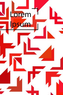 Fütürist tarzda soyut geometrik element. Prin için kullanışlı