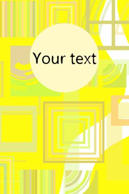 iş broşürü tasarım şablonu vektör geometrik kare 