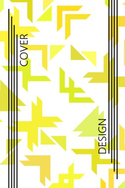 Fütürist tarzda soyut geometrik element. Prin için kullanışlı