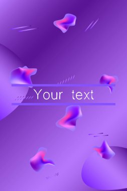 Sıvı vektör renkli şekiller. Soyut vektör arkaplanı. Sıvı