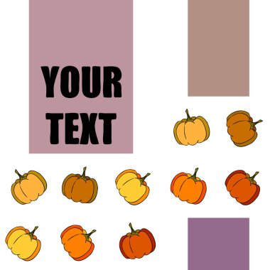 Tasarımınız için vektör simgeleri dizisi