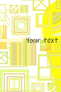 iş broşürü tasarım şablonu vektör geometrik kare 