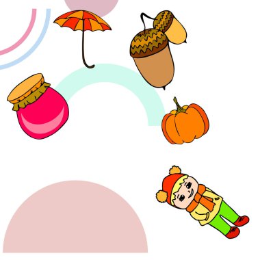 Tasarımınız için vektör simgeleri dizisi