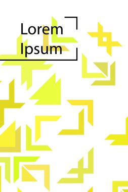 Fütürist tarzda soyut geometrik element. Prin için kullanışlı