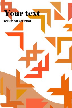 Fütürist tarzda soyut geometrik element. Prin için kullanışlı