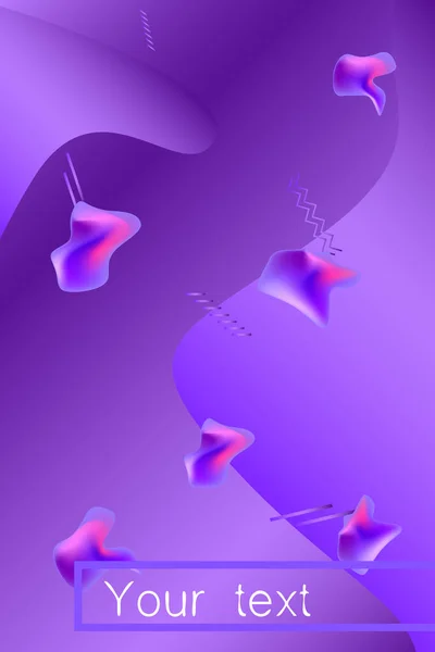 Liquid vector colorful shapes. Abstract vector background. Liqui — Stock Vector