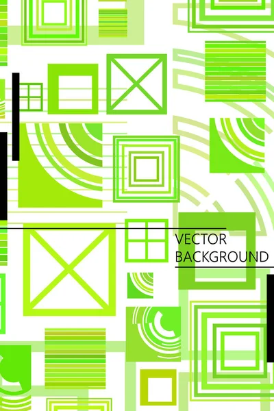 Business broschüre flyer design template vektor geometrisch quadratisch — Stockvektor