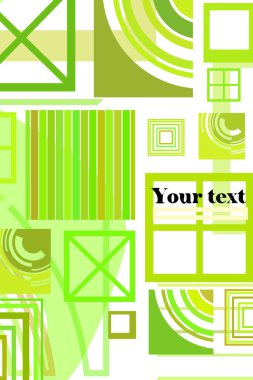 iş broşürü tasarım şablonu vektör geometrik kare 