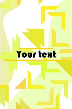 Fütürist tarzda soyut geometrik element. Prin için kullanışlı