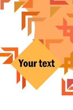 Fütürist tarzda soyut geometrik element. Prin için kullanışlı