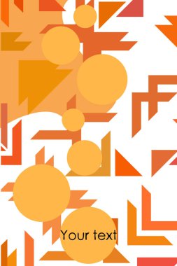 Fütürist tarzda soyut geometrik element. Prin için kullanışlı