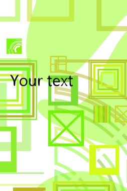 iş broşürü tasarım şablonu vektör geometrik kare 