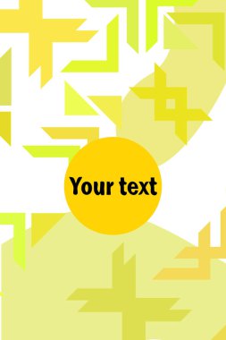 Fütürist tarzda soyut geometrik element. Prin için kullanışlı