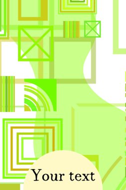 iş broşürü tasarım şablonu vektör geometrik kare 