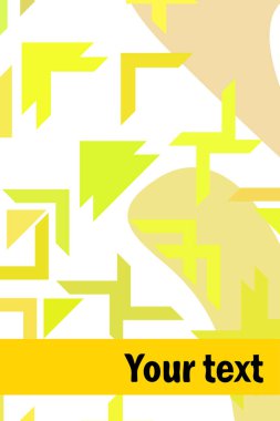 Fütürist tarzda soyut geometrik element. Prin için kullanışlı