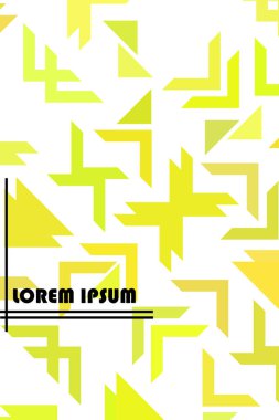 Fütürist tarzda soyut geometrik element. Prin için kullanışlı