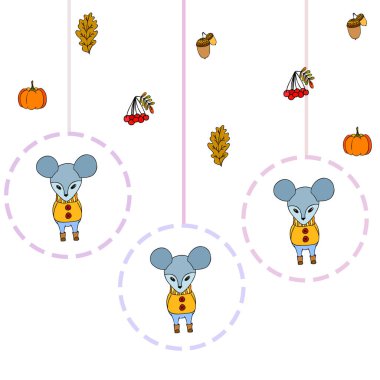 Tasarımınız için vektör simgeleri dizisi
