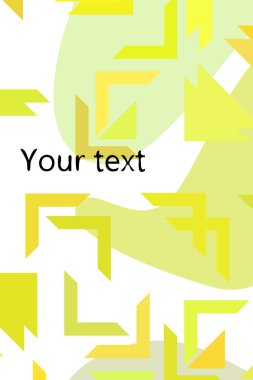 Fütürist tarzda soyut geometrik element. Prin için kullanışlı