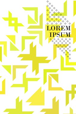 Fütürist tarzda soyut geometrik element. Prin için kullanışlı