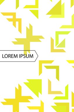 Fütürist tarzda soyut geometrik element. Prin için kullanışlı