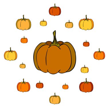 Tasarımınız için vektör simgeleri dizisi