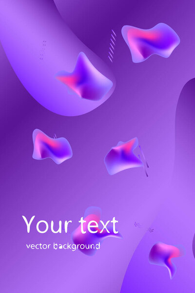 Liquid vector colorful shapes. Abstract vector background. Liqui