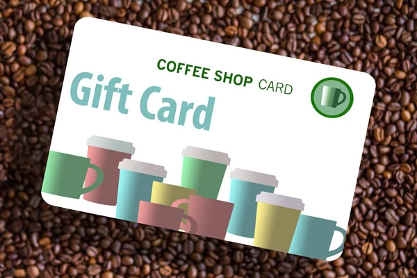 This is a pre-paid gift card. Prepaid card is isolated on background.