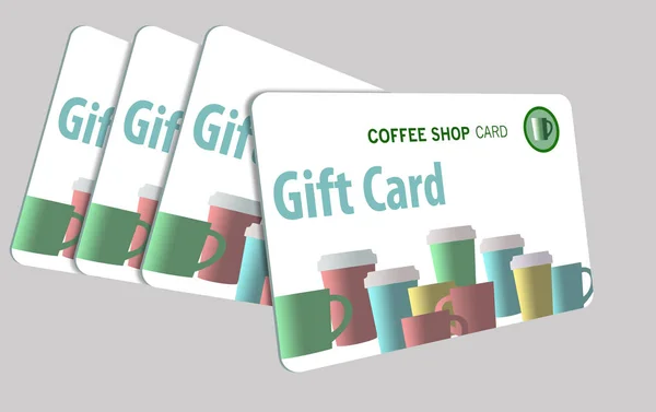 This is a pre-paid gift card. Prepaid card is isolated on background.