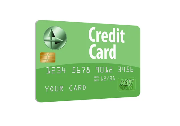 Här Generisk Mock Säkert Att Publicera Kreditkort Detta Illustration — Stockfoto